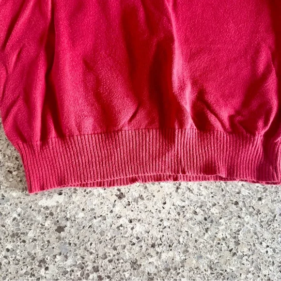 Cat & Jack l Red Ribbed Crew Neck Sweater l Size M - Picture 4 of 6